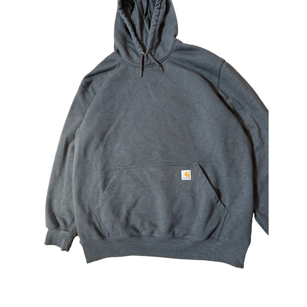 Carhartt Rain Defender Hoodie Pullover Sweatshirt Men’s XL Gray Heavyweight - Picture 2 of 7